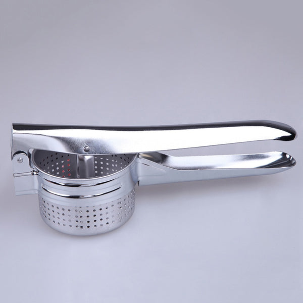 Stainless Steel Potato Masher Ricer Large Sturdy Puree Vegetable Fruit Juicer