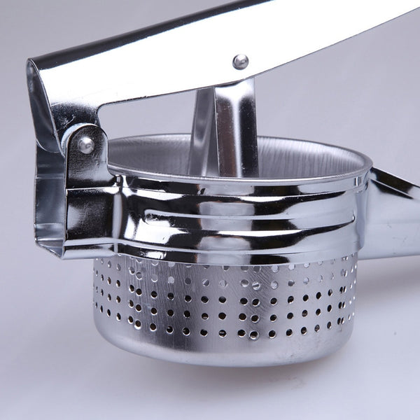 Stainless Steel Potato Masher Ricer Large Sturdy Puree Vegetable Fruit Juicer